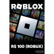 Robux Roblox R$ 100